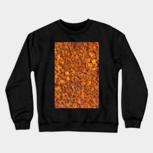 Rust, red, white, V. But without red or white, pure rust Crewneck Sweatshirt